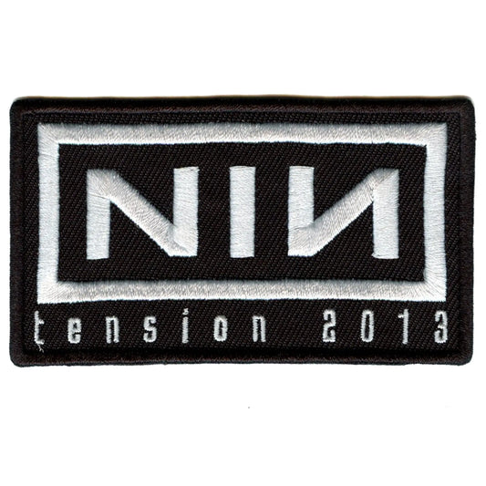 Nine Inch Nails Patch Tension 2013 Tour Embroidered Iron On