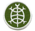 Ninja Turtle Tribal Clan Symbol Patch Nostalgic 80s Cartoon Embroidered Iron-On