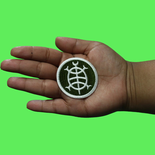 Ninja Turtle Tribal Clan Symbol Patch Nostalgic 80s Cartoon Embroidered Iron-On