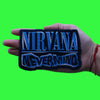 Nirvana Nevermind Wavy Cut-Out Patch Grunge Alternative Rock Embroidered Iron On
