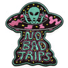Trippy UFO Ship Patch Alien Outer Space Embroidered Iron On Patch