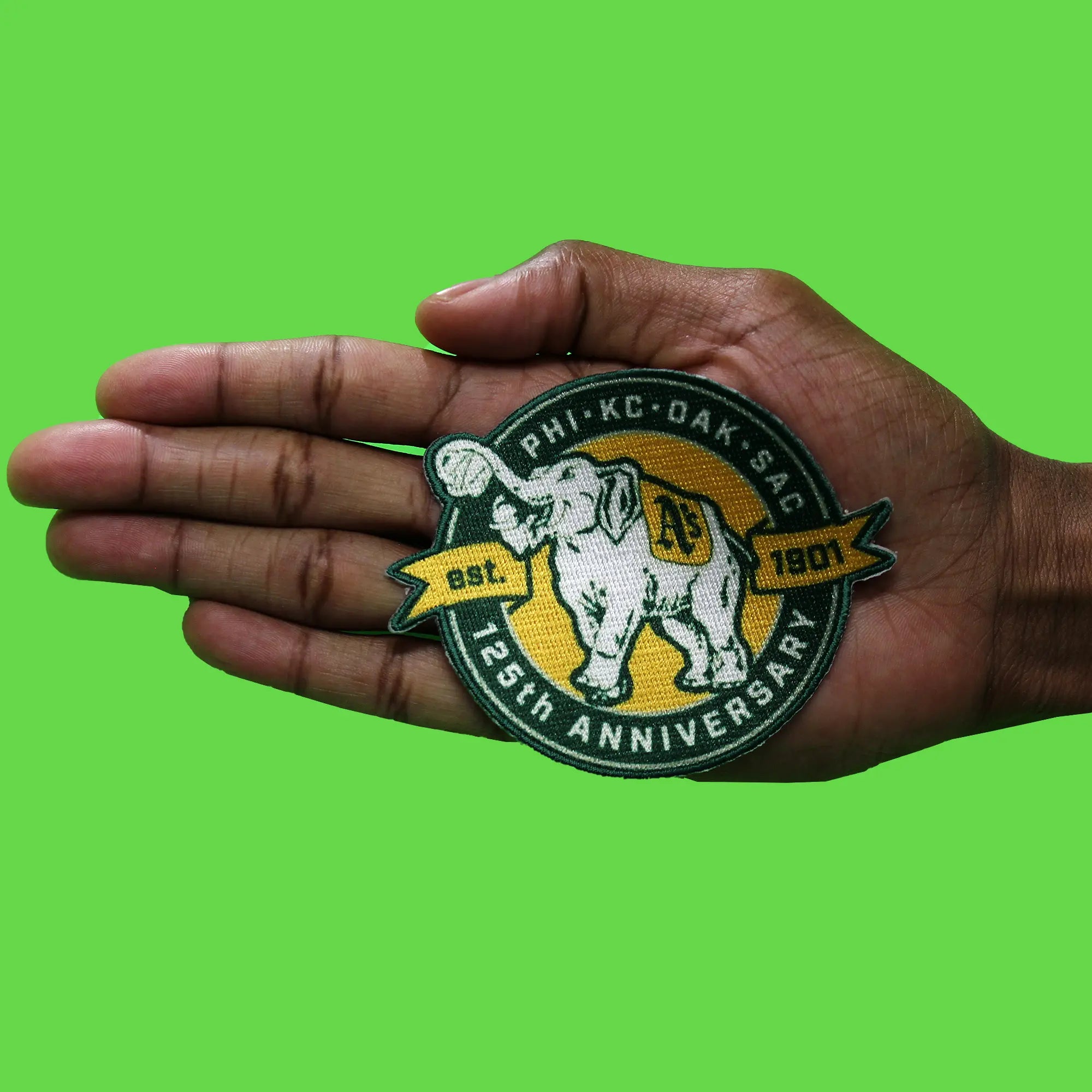 Oakland Athletics 125th Anniversary Jersey Patch Sacramento 2026