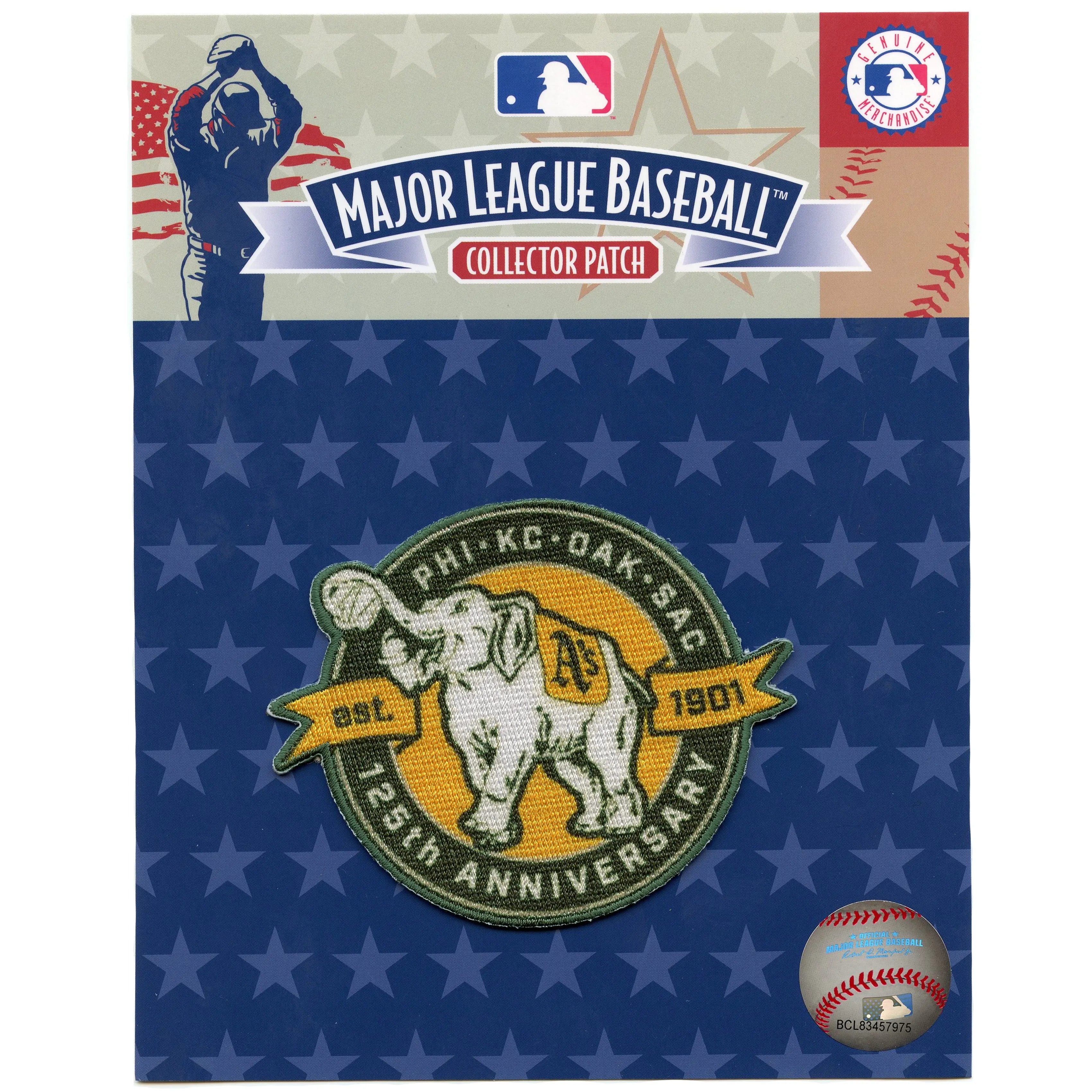 Oakland Athletics 125th Anniversary Logo Patch Sublimated Sew On