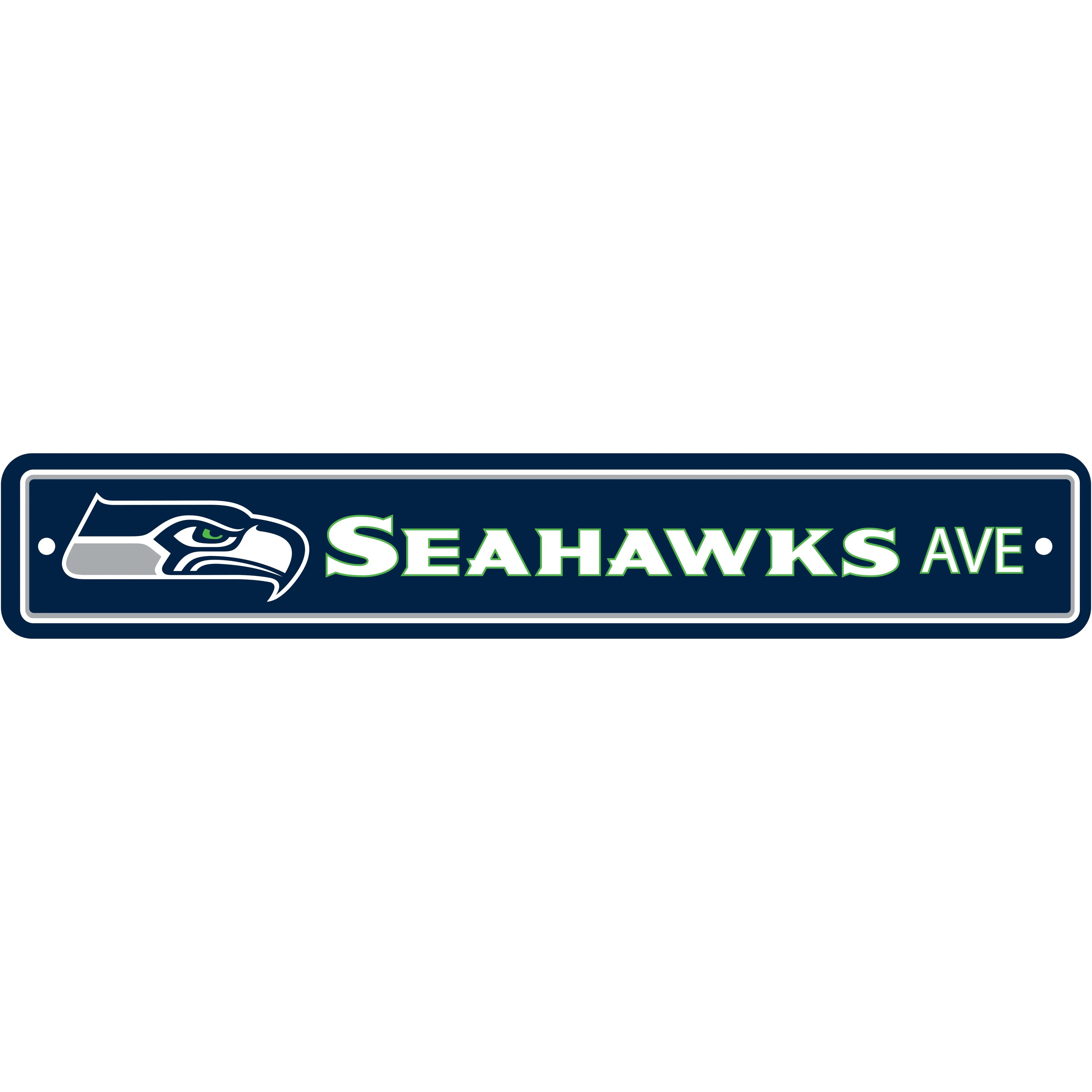 Official NFL Football Team Street Sign Ave Licensed Durable Man Cave