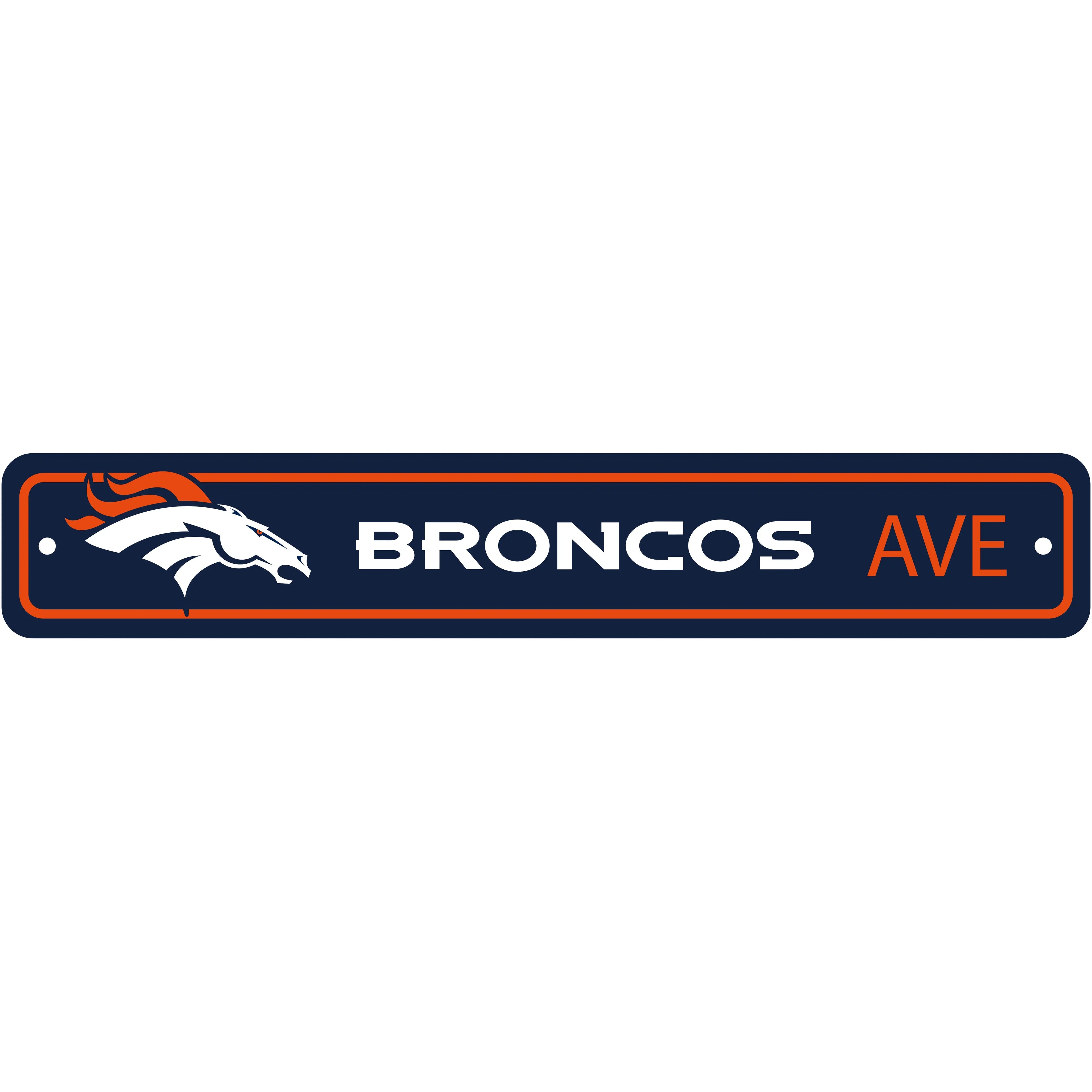 Official NFL Football Team Street Sign Ave Licensed Durable Man Cave