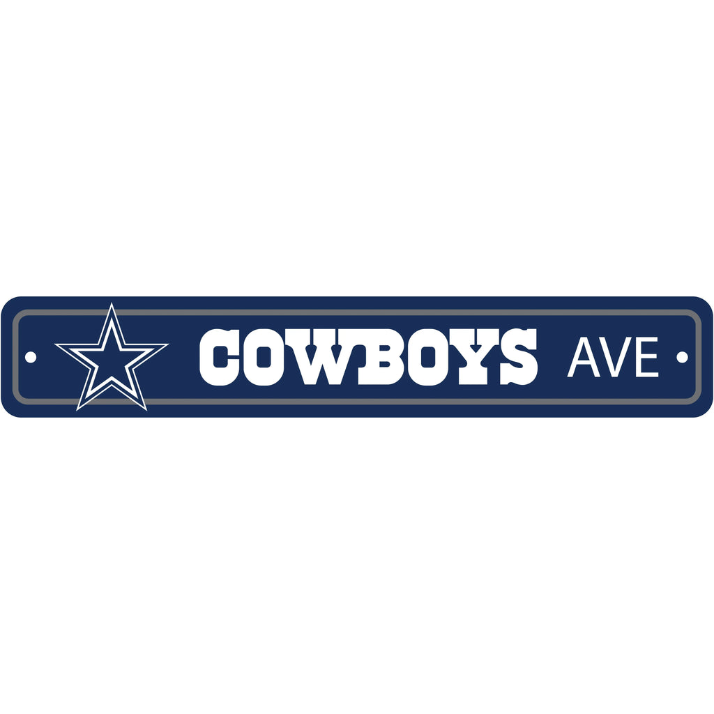 Official NFL Football Team Street Sign Ave Licensed Durable Man Cave