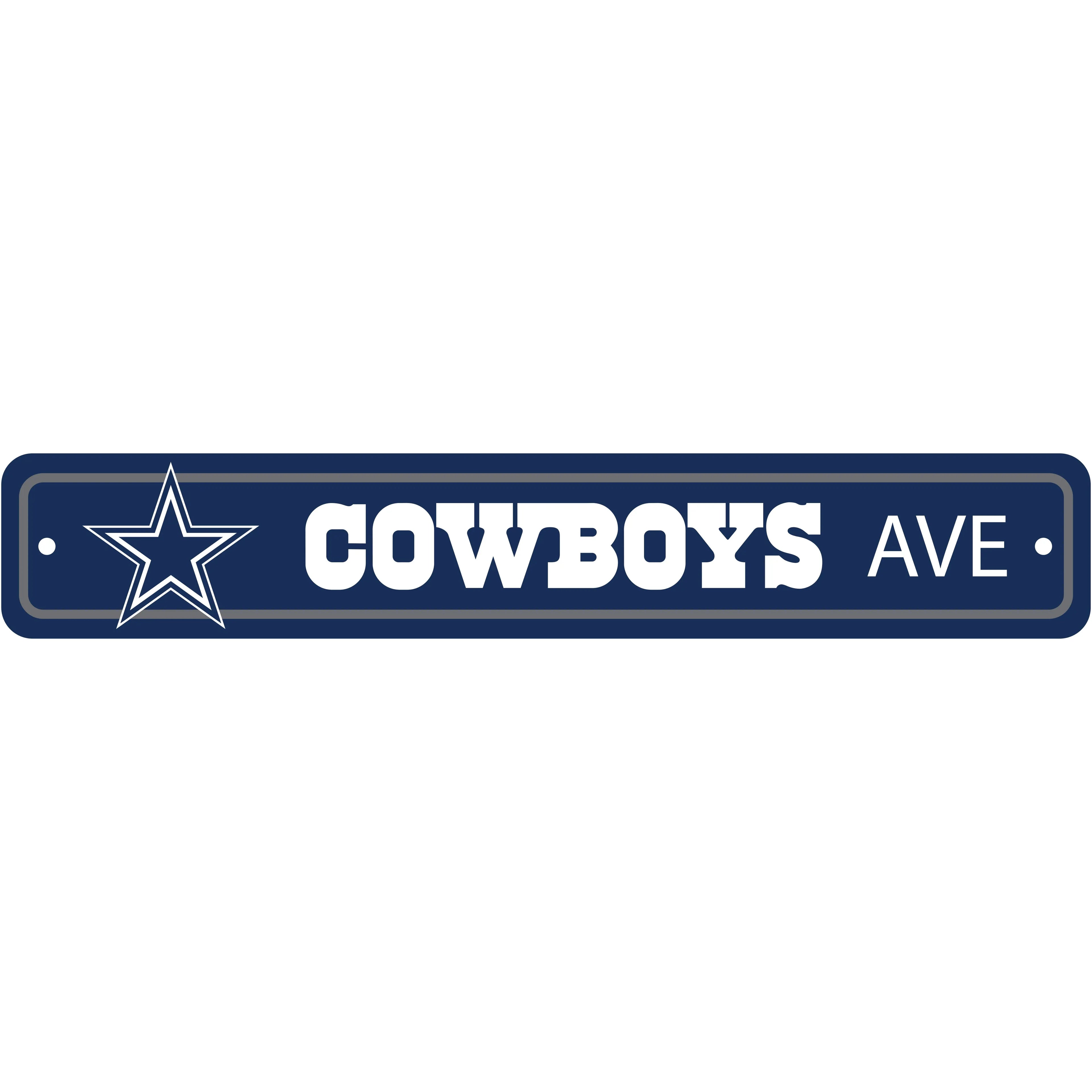 Official NFL Football Team Street Sign Ave Licensed Durable Man Cave