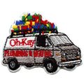 Oh Kay Present Van Patch Christmas Iconic Movie Embroidered Iron On