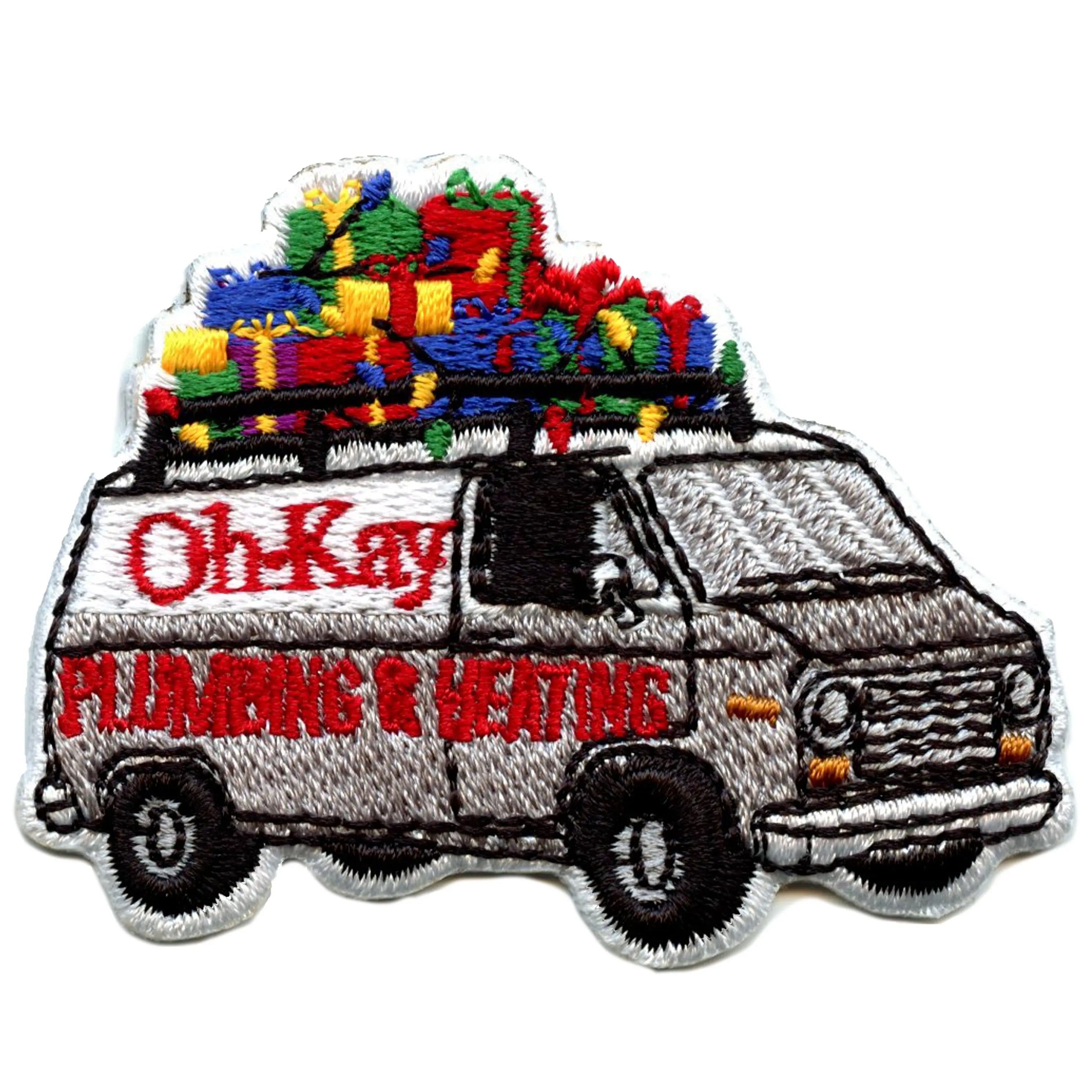 Oh Kay Present Van Patch Christmas Iconic Movie Embroidered Iron On