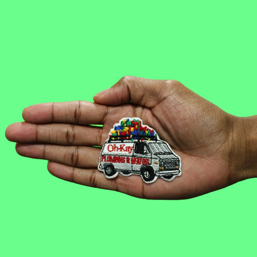 Oh Kay Present Van Patch Christmas Iconic Movie Embroidered Iron On