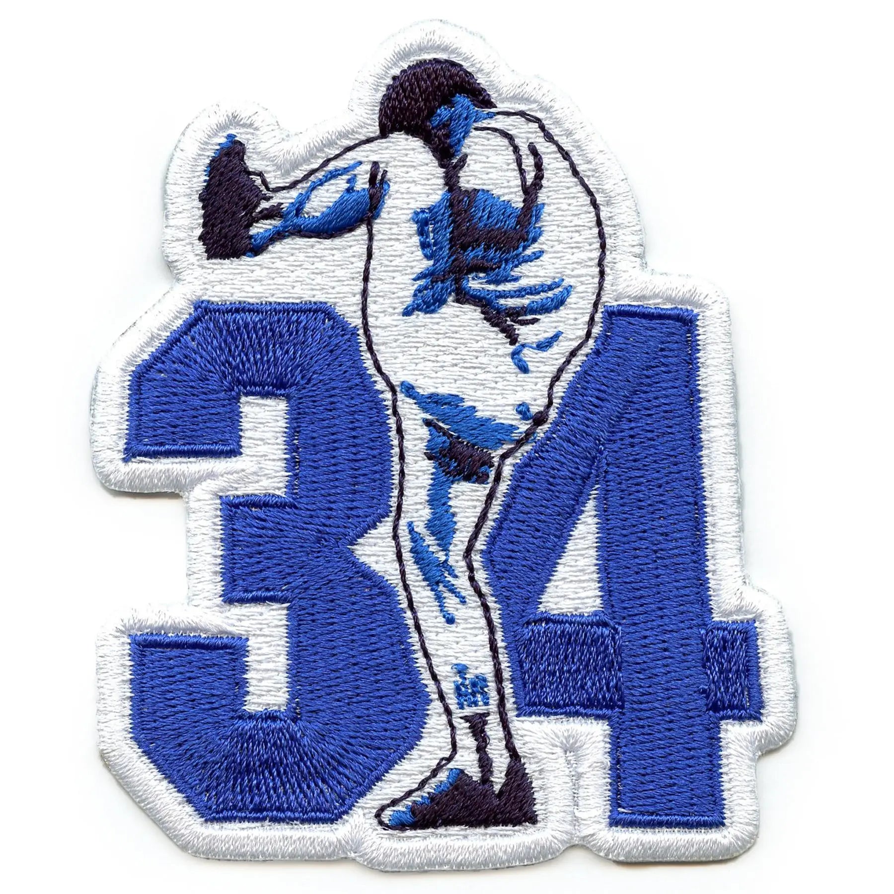 Ohtani 34 Baseball Player Patch Hitter And Pitcher Embroidered Iron-On