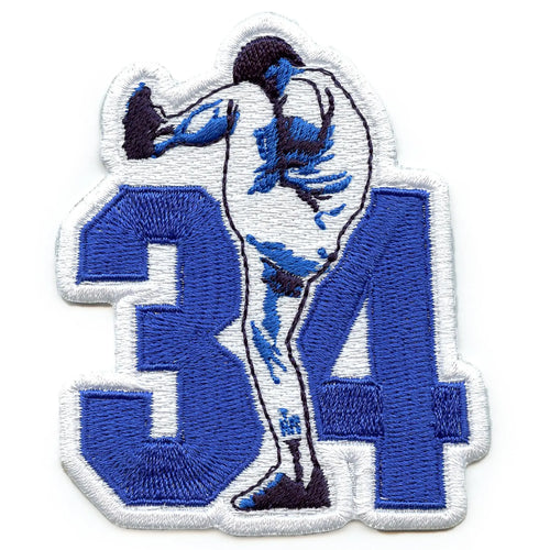 Ohtani 34 Baseball Player Patch Hitter And Pitcher Embroidered Iron-On