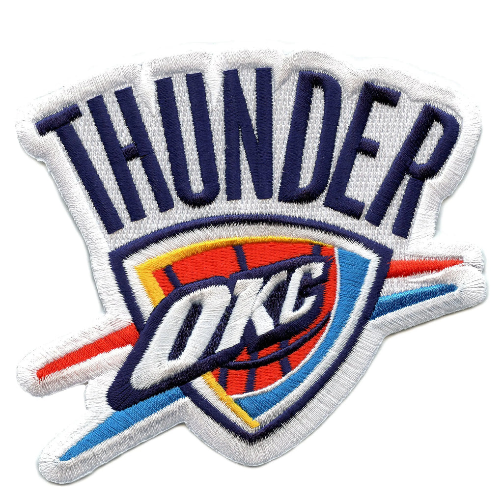Oklahoma City Thunder Shield Logo Official Embroidered Patch