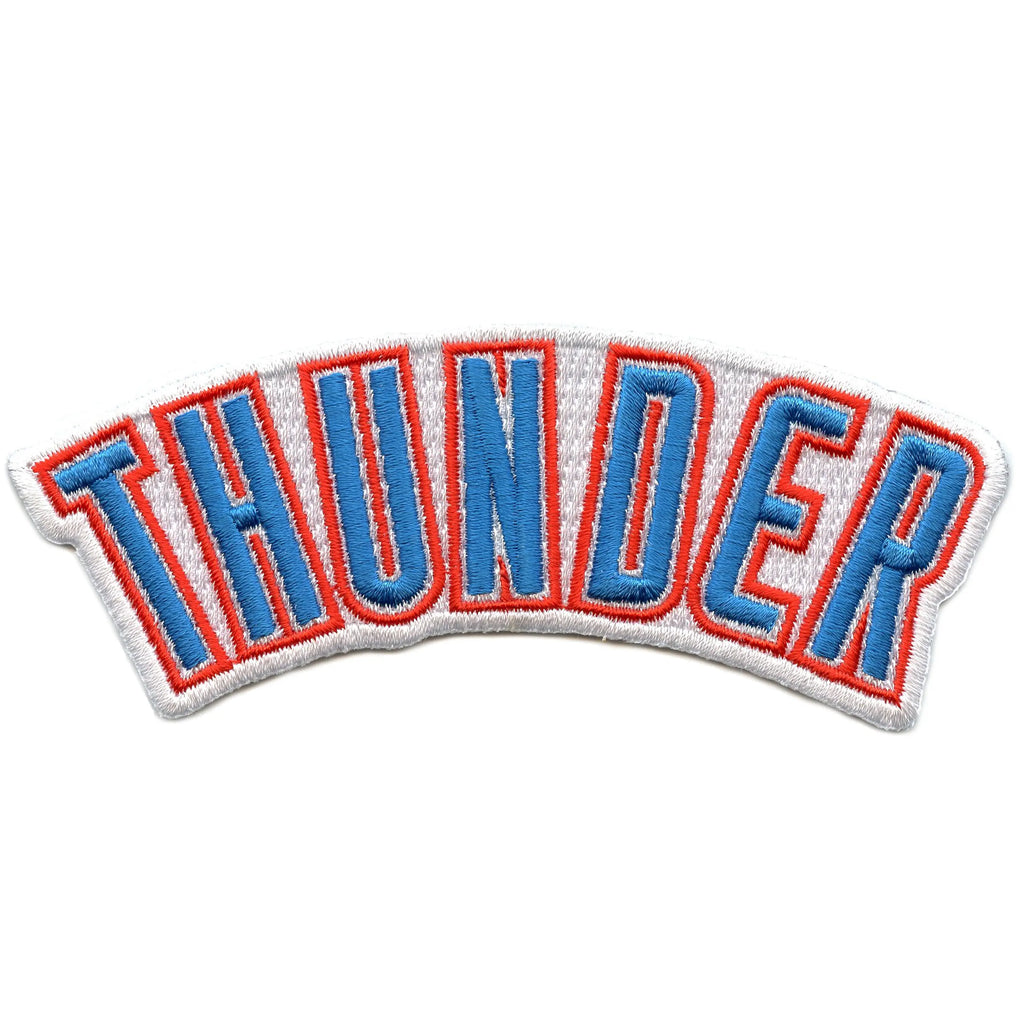 Oklahoma City 'Thunder' Logo Official Embroidered Patch