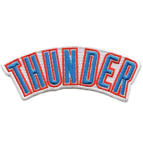 Oklahoma City 'Thunder' Logo Official Embroidered Patch