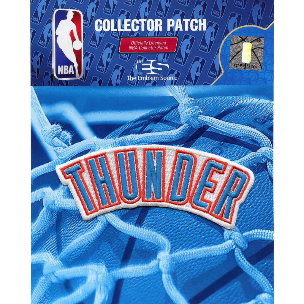 Oklahoma City 'Thunder' Logo Official Embroidered Patch