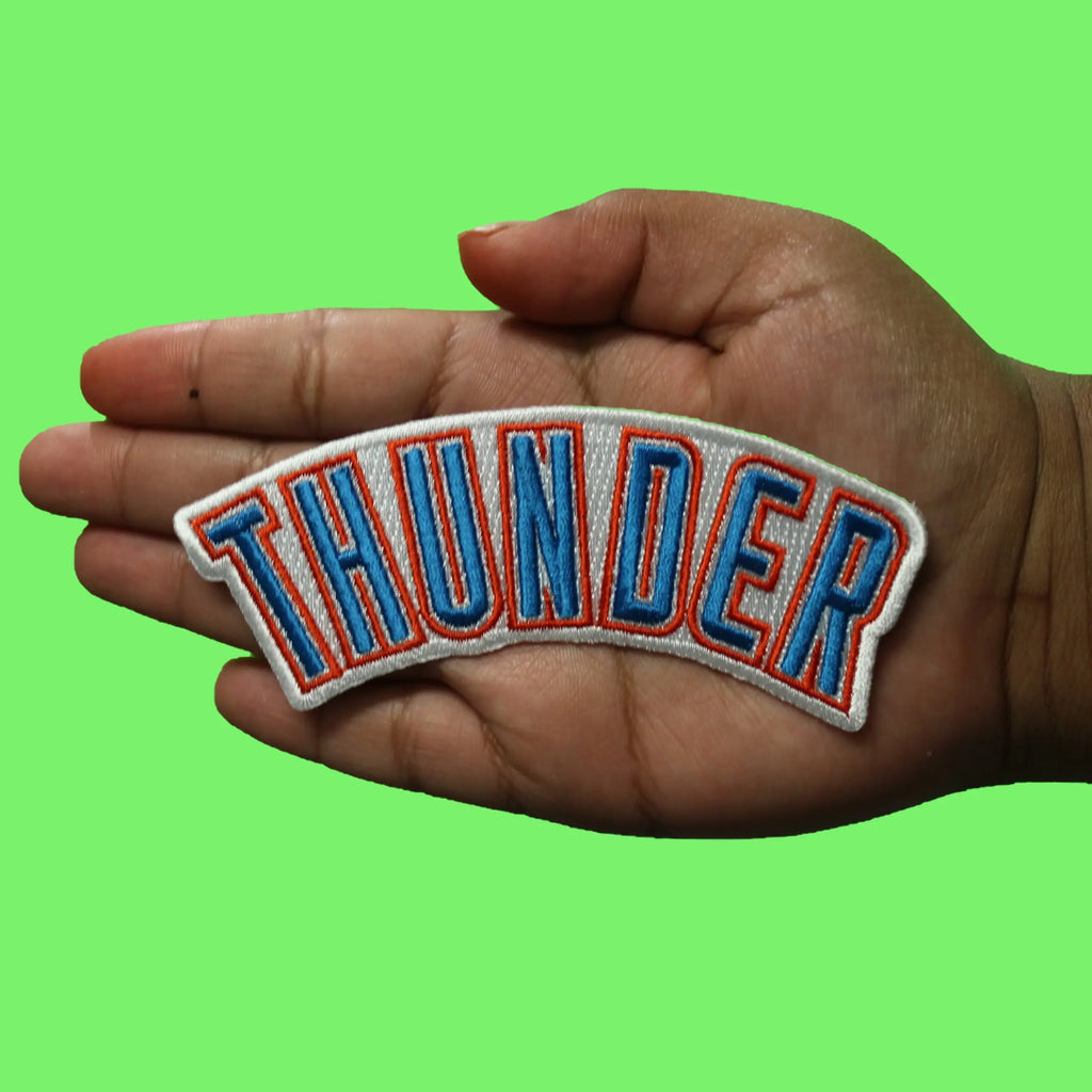 Oklahoma City 'Thunder' Logo Official Embroidered Patch