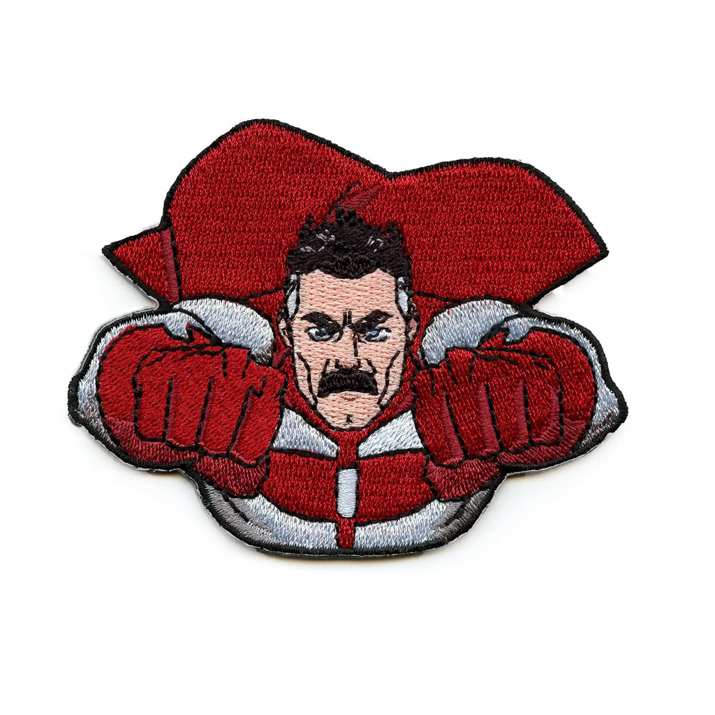 Omni-Man Flying Pose Patch Adult Superhero Series Embroidered Iron On