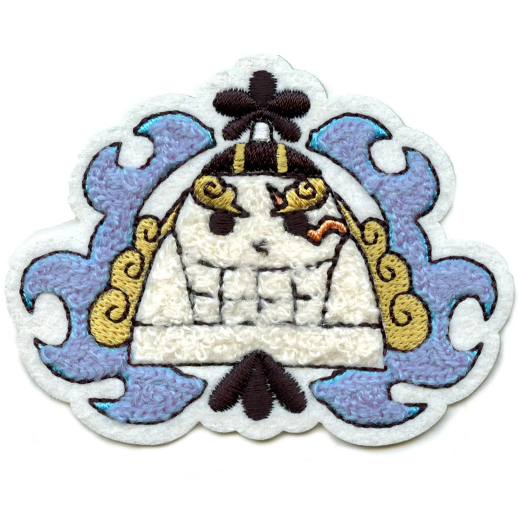 One Piece Jinbe Jolly Roger Patch Knight of the Sea Anime Embroidered Iron On