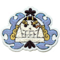 One Piece Jinbe Jolly Roger Patch Knight of the Sea Anime Embroidered Iron On