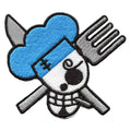 One Piece Sanji Jolly Roger New World Patch Pirates Anime Crâne Brodé Thermocollant