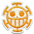 One Piece Trafalgar Law Jolly Roger Patch Surgeon Captin Skull Embroidered Iron On