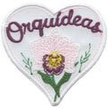 Orquideas R&B Album Patch Girly Dream Pop Embroidered Iron On
