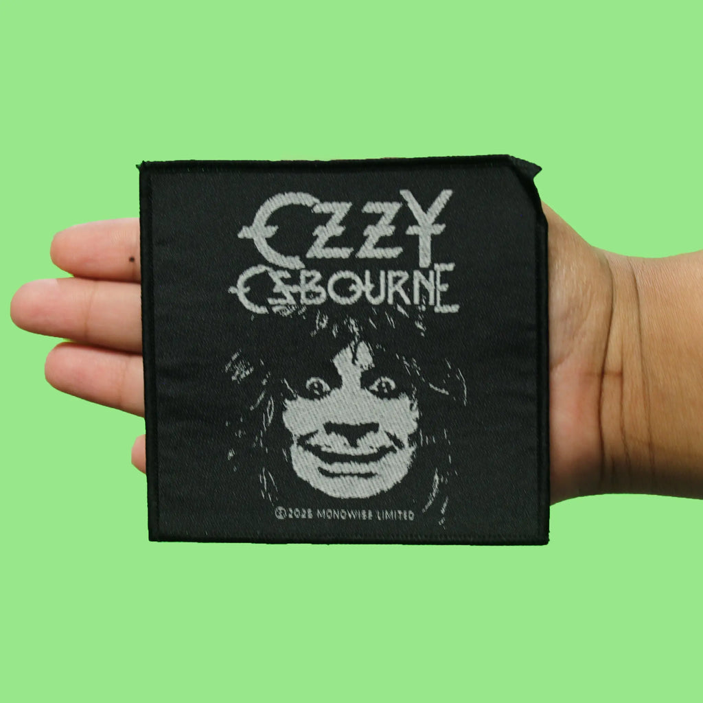 Ozzy Osbourne Madman Patch Legend Metal Classic Woven Sew On