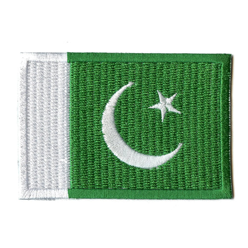 Pakistan Country Flag Patch Travel Culture Souvenir Embroidered Iron On