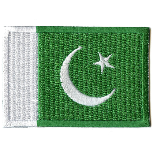 Pakistan Country Flag Patch Travel Culture Souvenir Embroidered Iron On