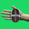 Pantera Far From Driven Patch Drill Bit Heavy Metal Embroidered Iron On