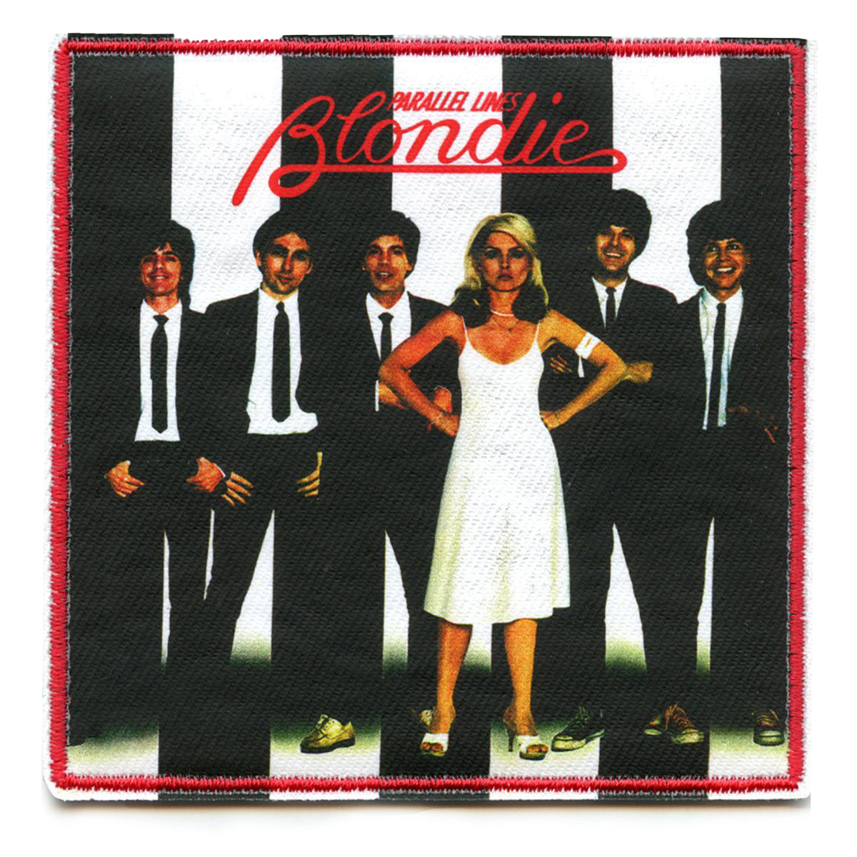 Blondie Parallel Lines Patch Music Group Portrait Sublimated Iron On