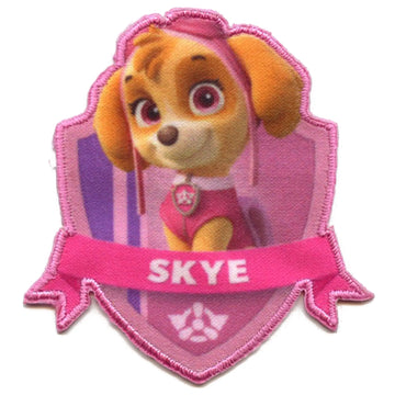 Paw Patrol Skye Patch Girl Kids Rescue Cartoon Sublimated Iron On