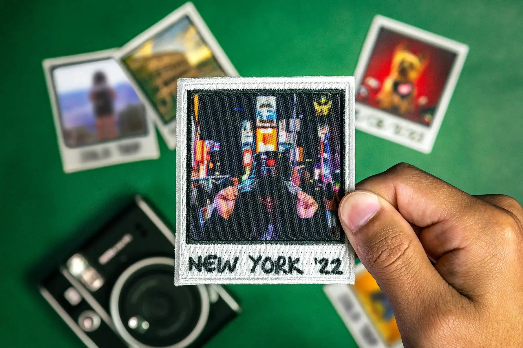 Personalized Snapshot Film Photo Embroidered Iron On Patch