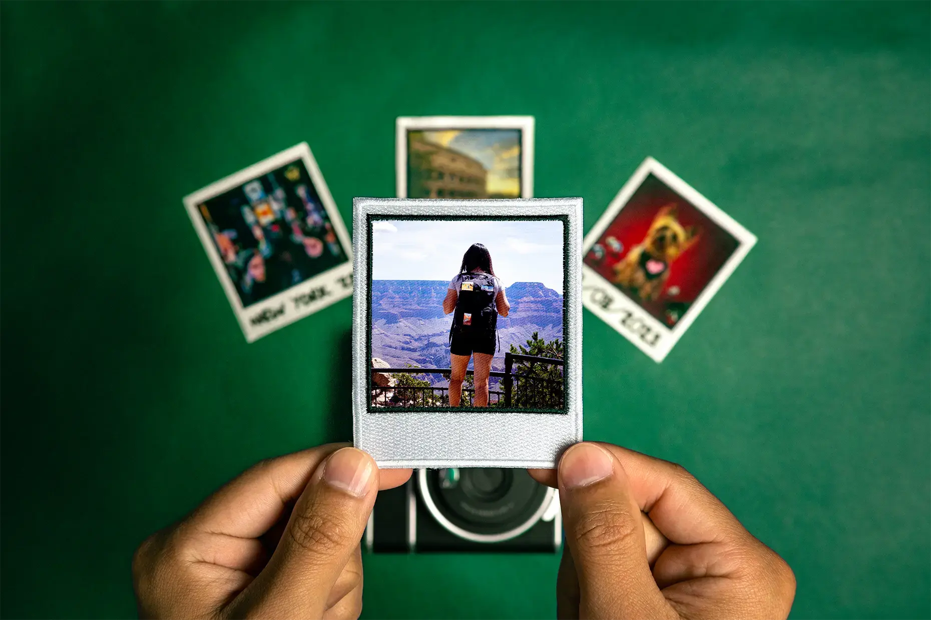 Personalized Snapshot Film Photo Embroidered Iron On Patch