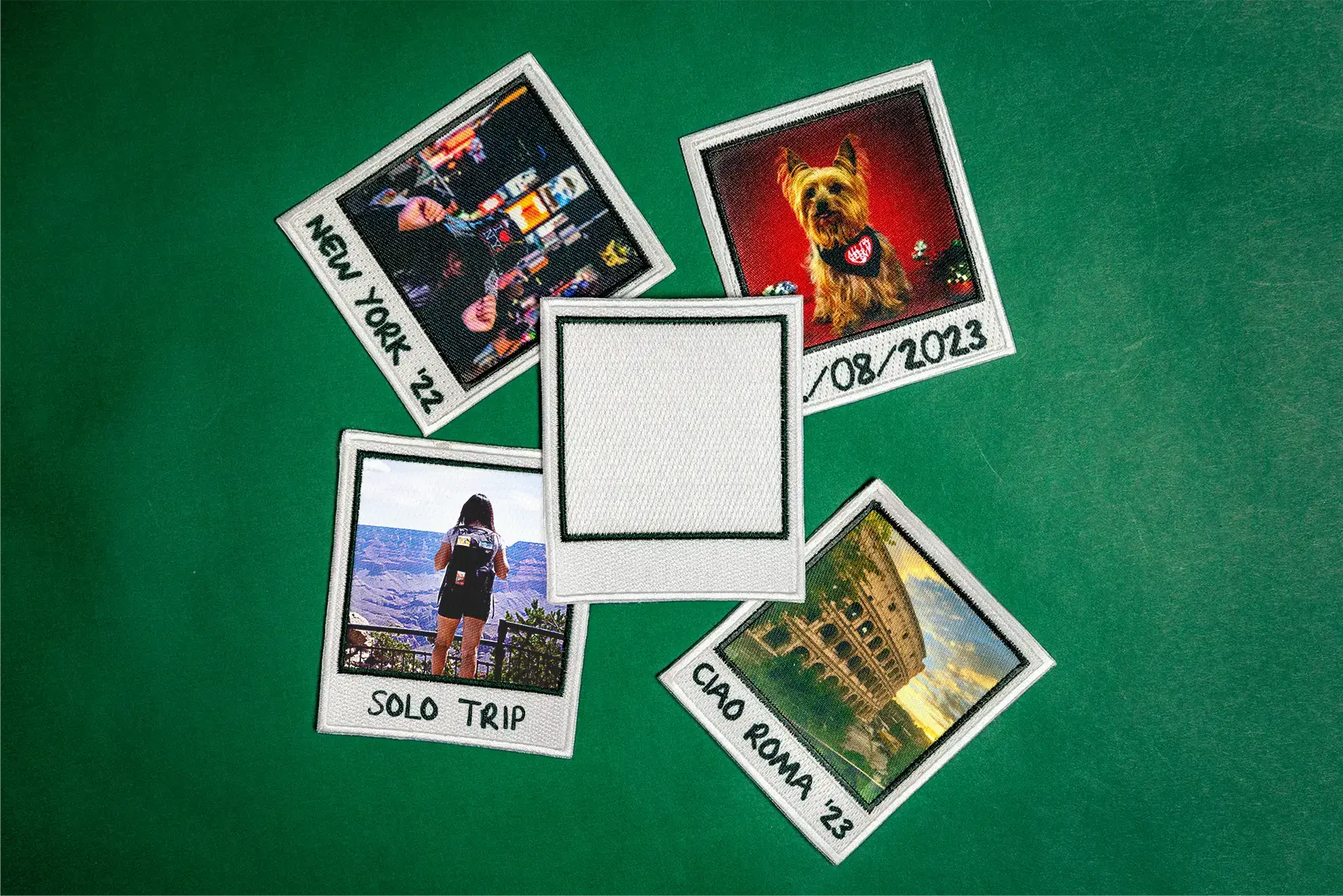 Personalized Snapshot Film Photo Embroidered Iron On Patch