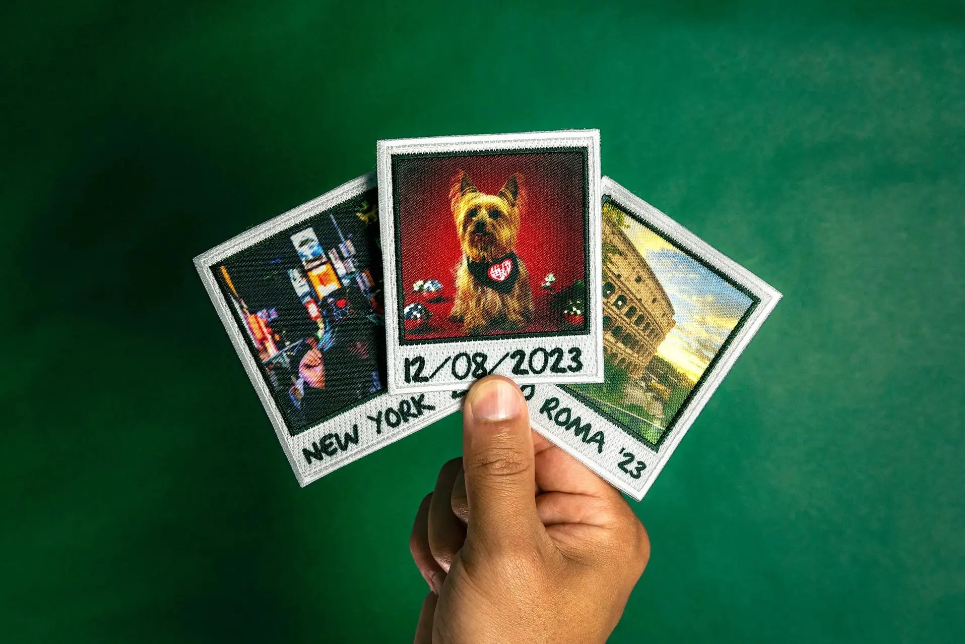 Personalized Snapshot Film Photo Embroidered Iron On Patch