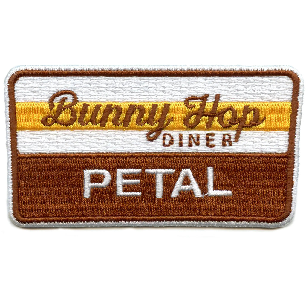 Bunny Hop Diner Patch Petal Name Tag Pop Music Embroidered Iron On