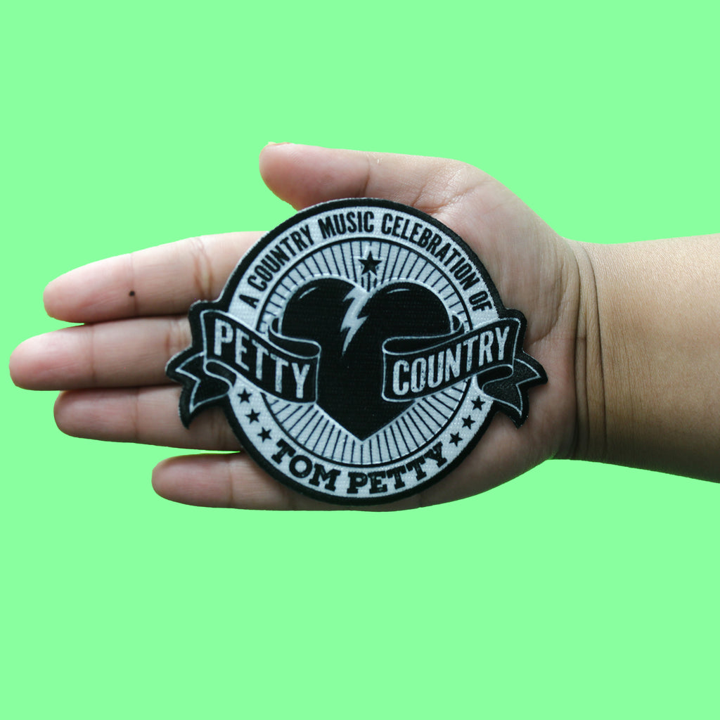 Tom Petty and The Heartbreakers Patch Petty Country Sublimated Embroidered Iron On