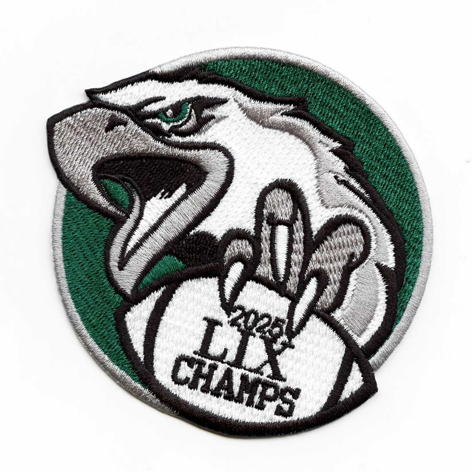 Philadelphia Champions 2025 Patch Football Eagles Embroidered Iron On