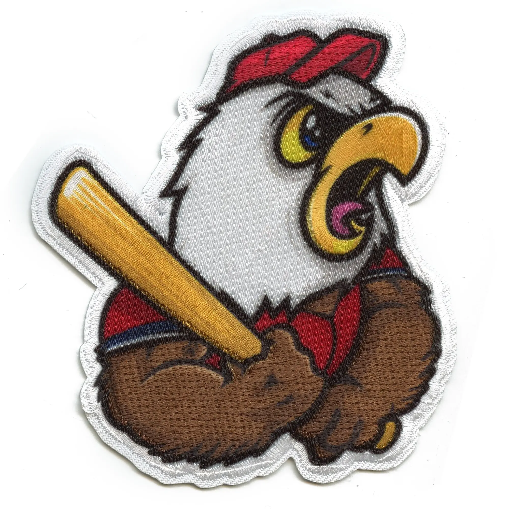 Washington Mascot PhotoPatch Baseball Eagle Bird Parody Embroidery Iron On