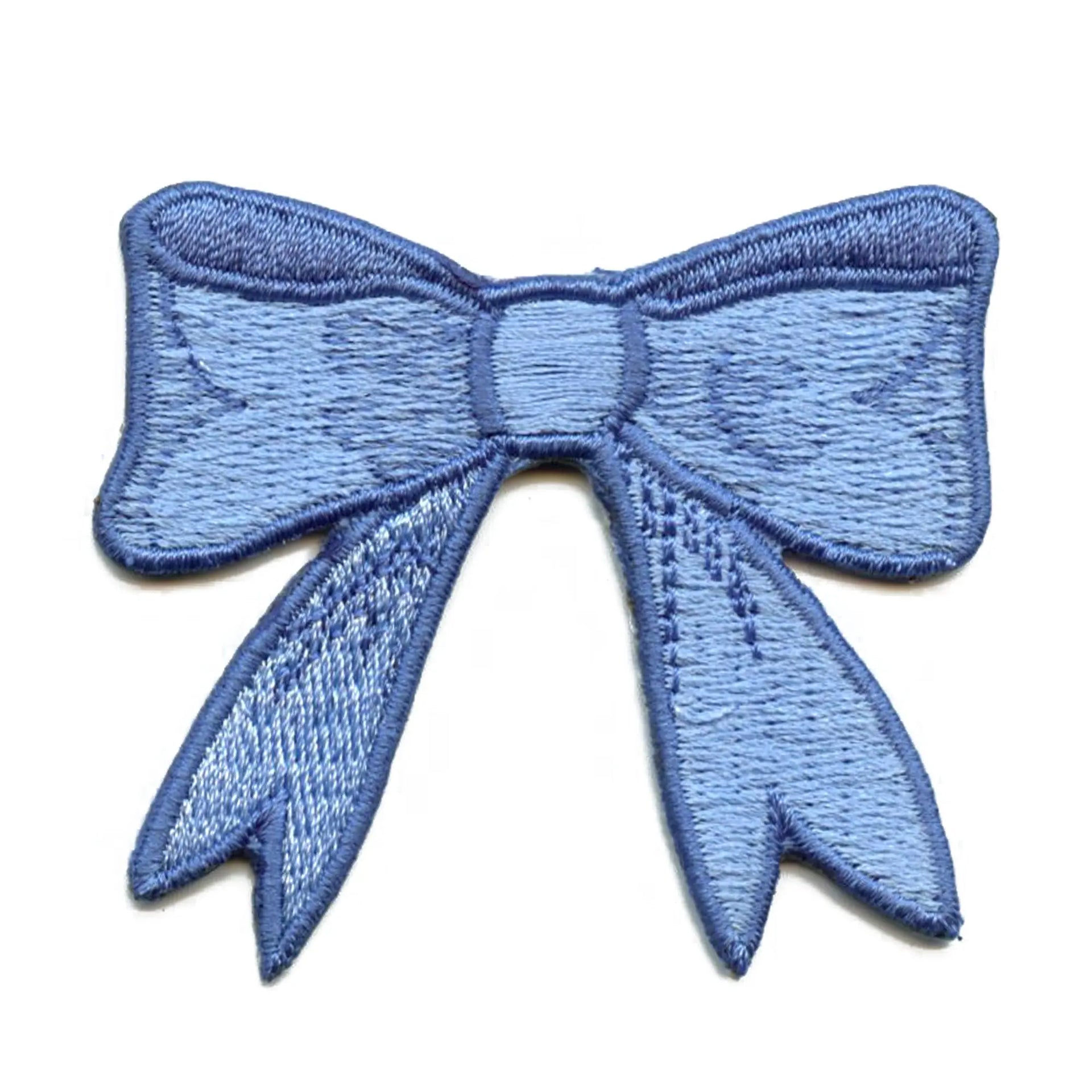 10pcs/Lot Small Bowknot Patch Embroidery Sticker Iron On Patcs For Clothing Applique Embroidery DIY Clothing Accessories