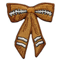 Football Coquette Bow Patch Sport Soft Girl Embroidered Iron On