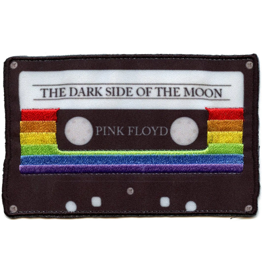 Pink Floyd Band Patch Dark Side Cassette Sublimated Embroidered Iron On