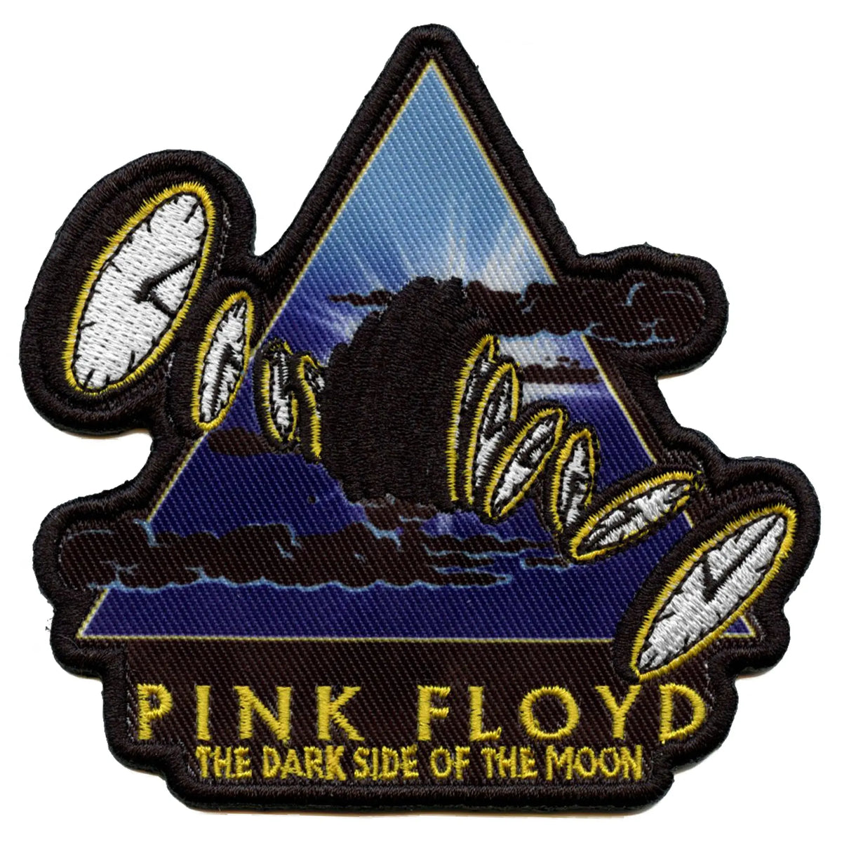 Pink Floyd Clock Time Laps Patch DSOTM Rock Psychedelic Sublimated Iro ...