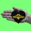 Pittsburgh Steel Bridge Heart Patch Athletic Football Love Embroidered Iron On