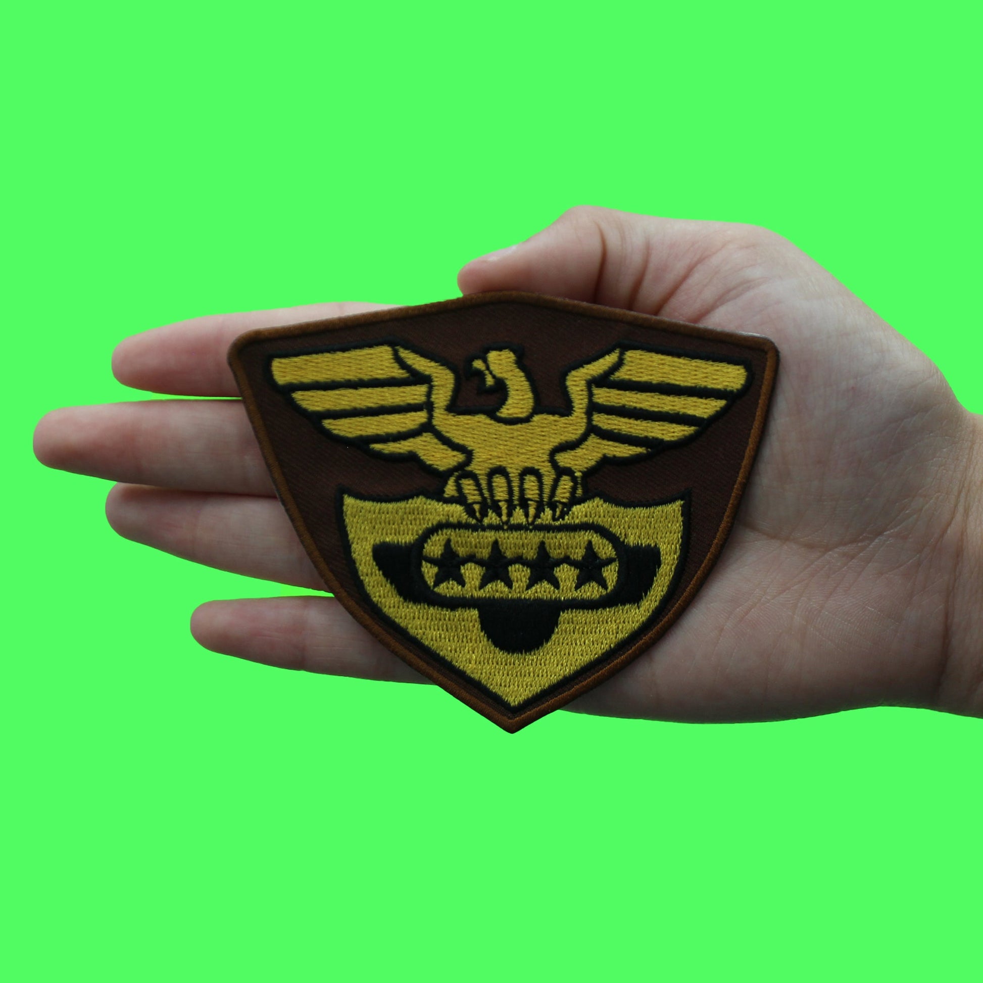 Pops Trippin Shipping Man Patch Comedy Parody Movie Embroidered Iron On