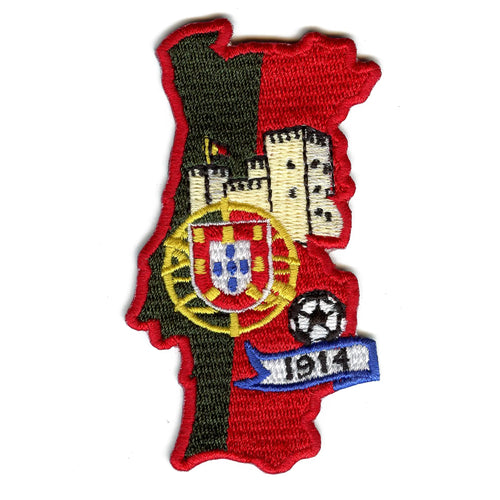 Portugal Soccer Est 1914 Patch Futebol Sports Fan Embroidered Iron-On