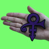 Prince Le Symbole Patch Symbole Texture Hexagonale Bande Américaine Sublimation Thermocollant