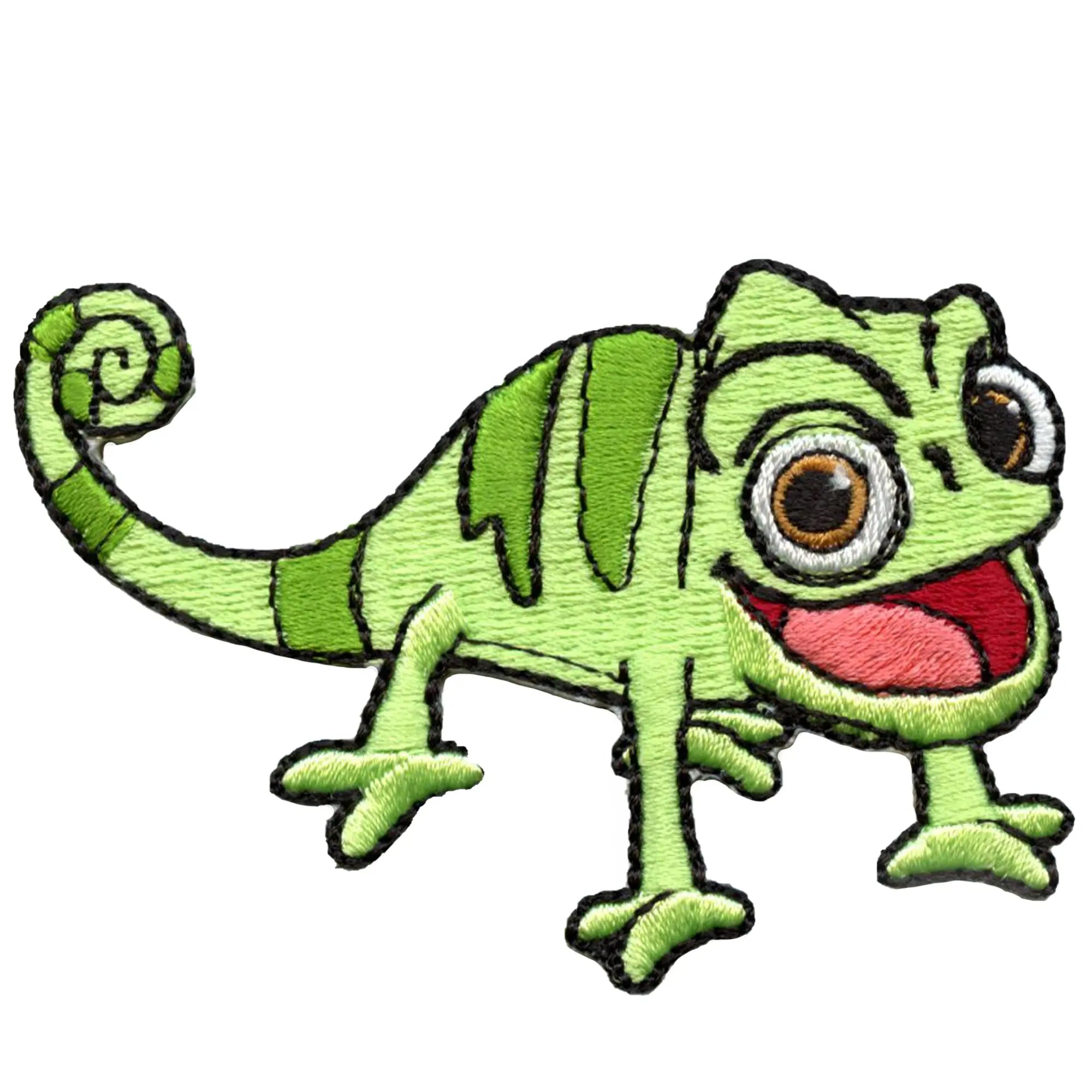 Princess Chameleon Buddy Patch Magical Fantasy Musical Embroidered Iron-On